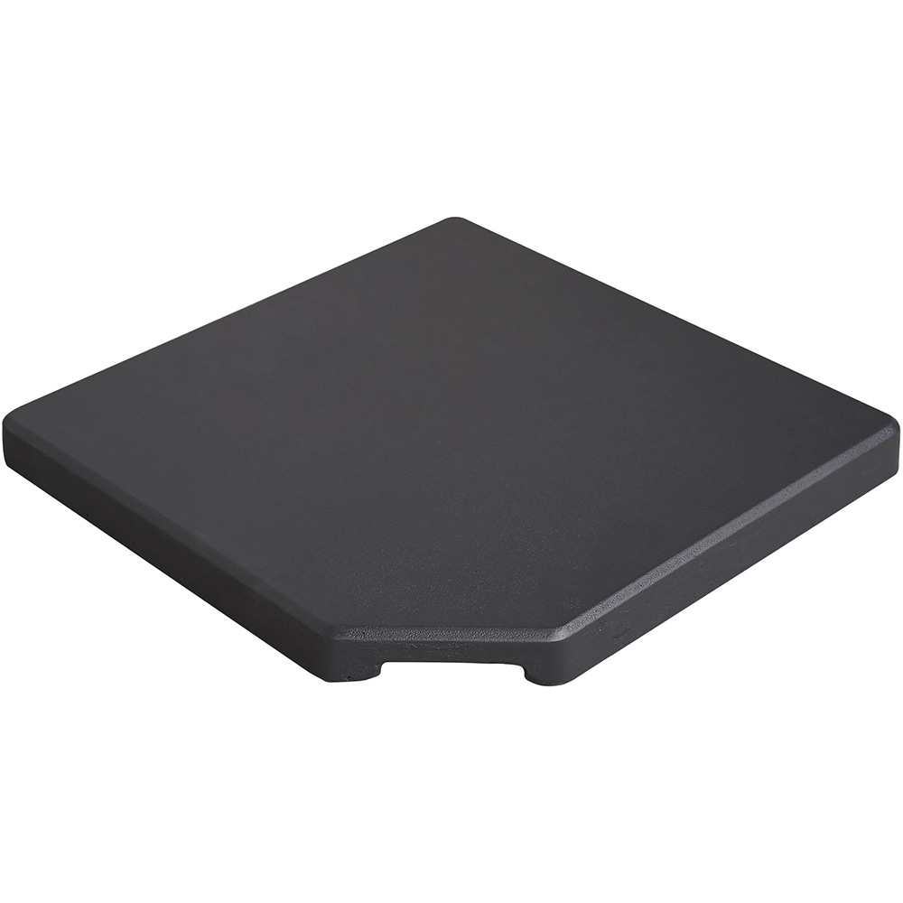 Dala contragreutate suport umbrela GOODHOME Moku, 50 x 50 x 5 cm, 25kg, beton, negru