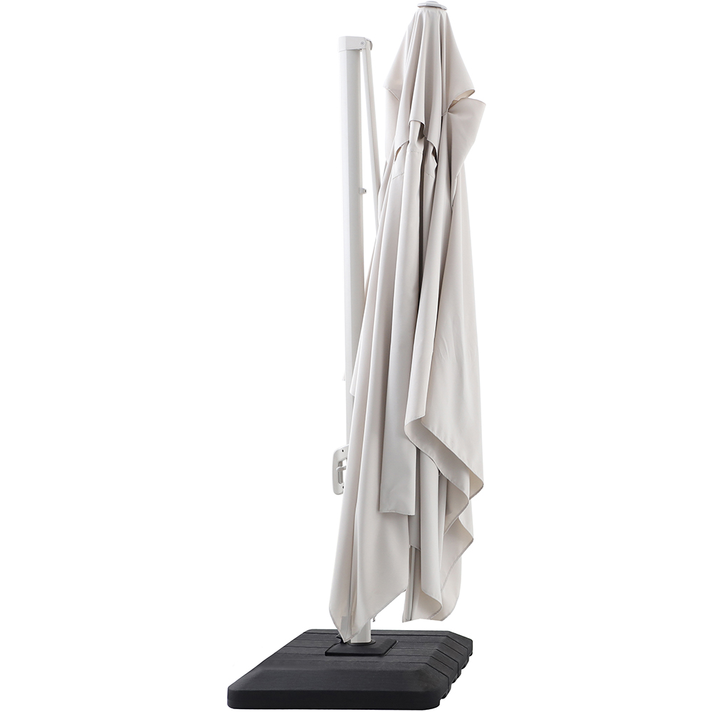 Umbrela de exterior GOODHOME Corby, 3 x 4m, bej
