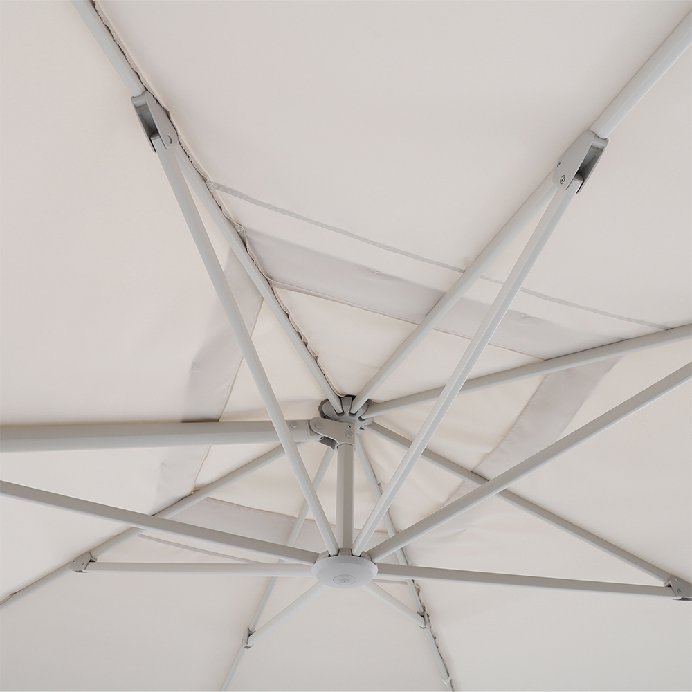 Umbrela de exterior GOODHOME Corby, 3 x 4m, bej