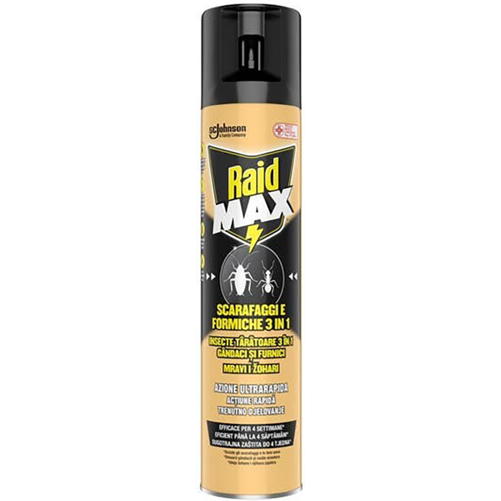 Spray anti-insecte taratoare Raid Max, 300 ml