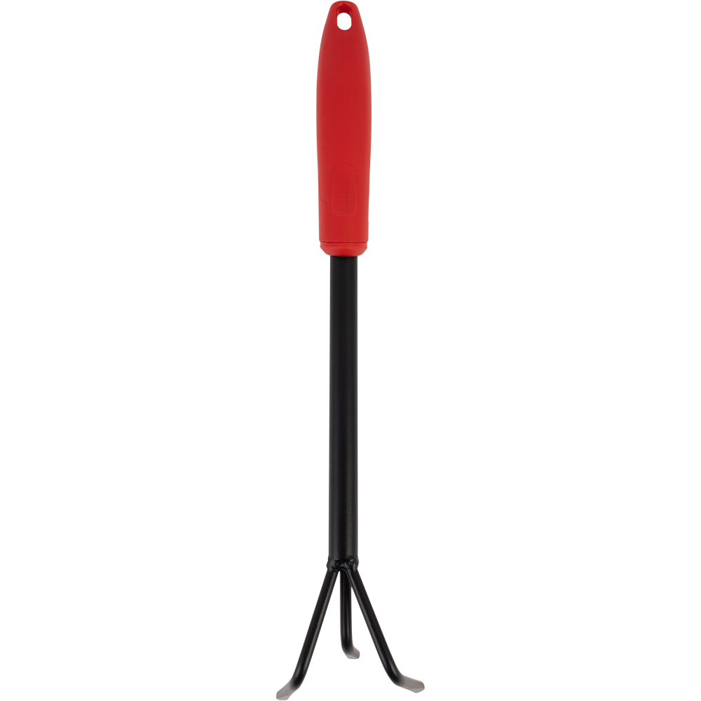 Mini cultivator FORGE STEEL, otel, rosu-negru