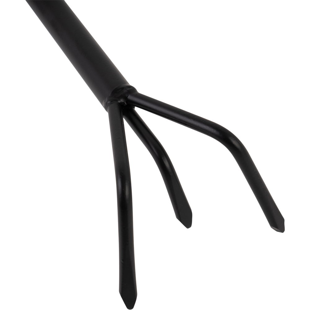 Mini cultivator FORGE STEEL, otel, rosu-negru