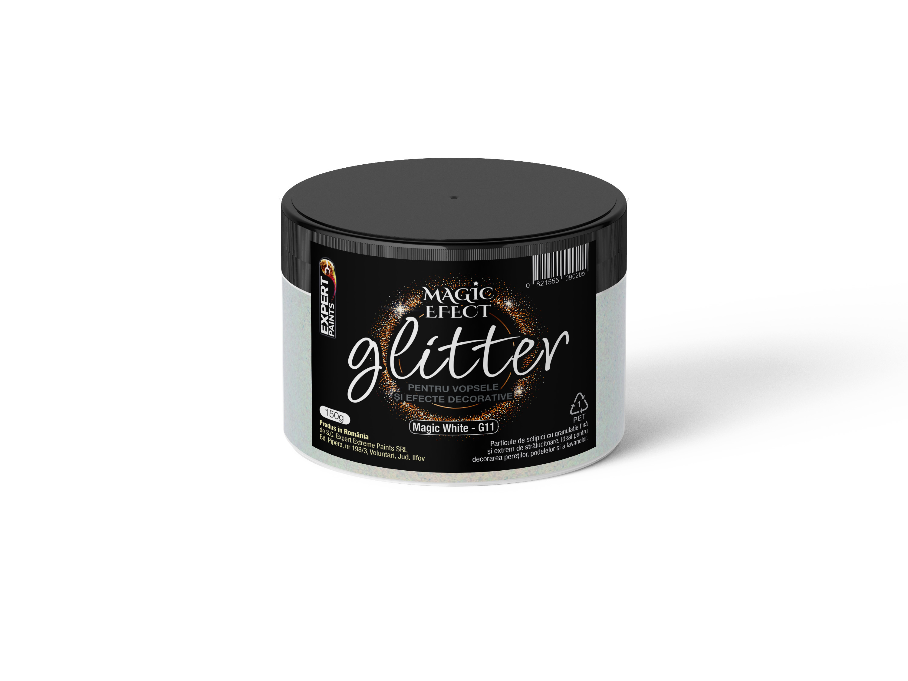Glitter Alb, 150 Gr   Magic Effect