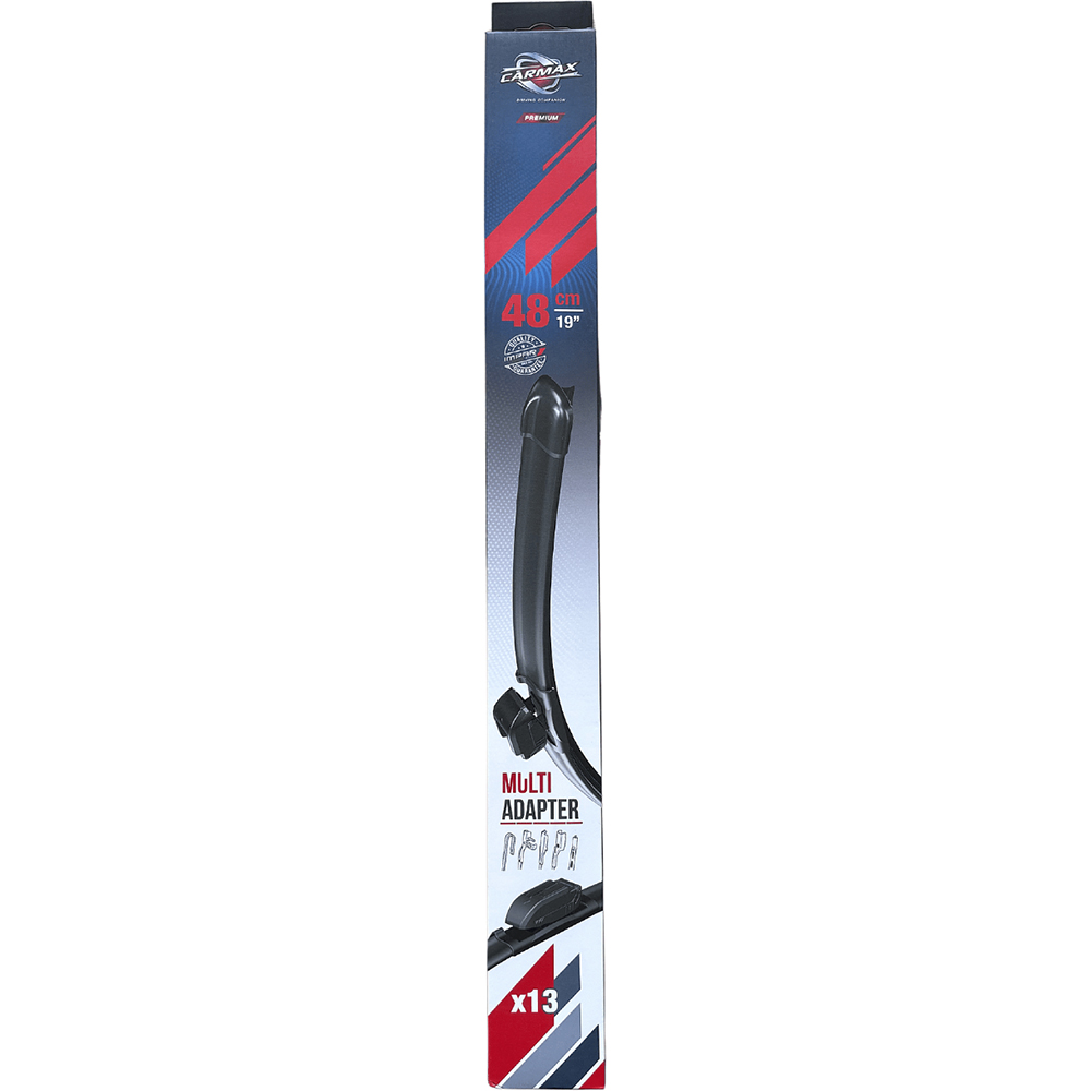 Stergator parbriz CARMAX Premium, 13 adaptoare, 48cm