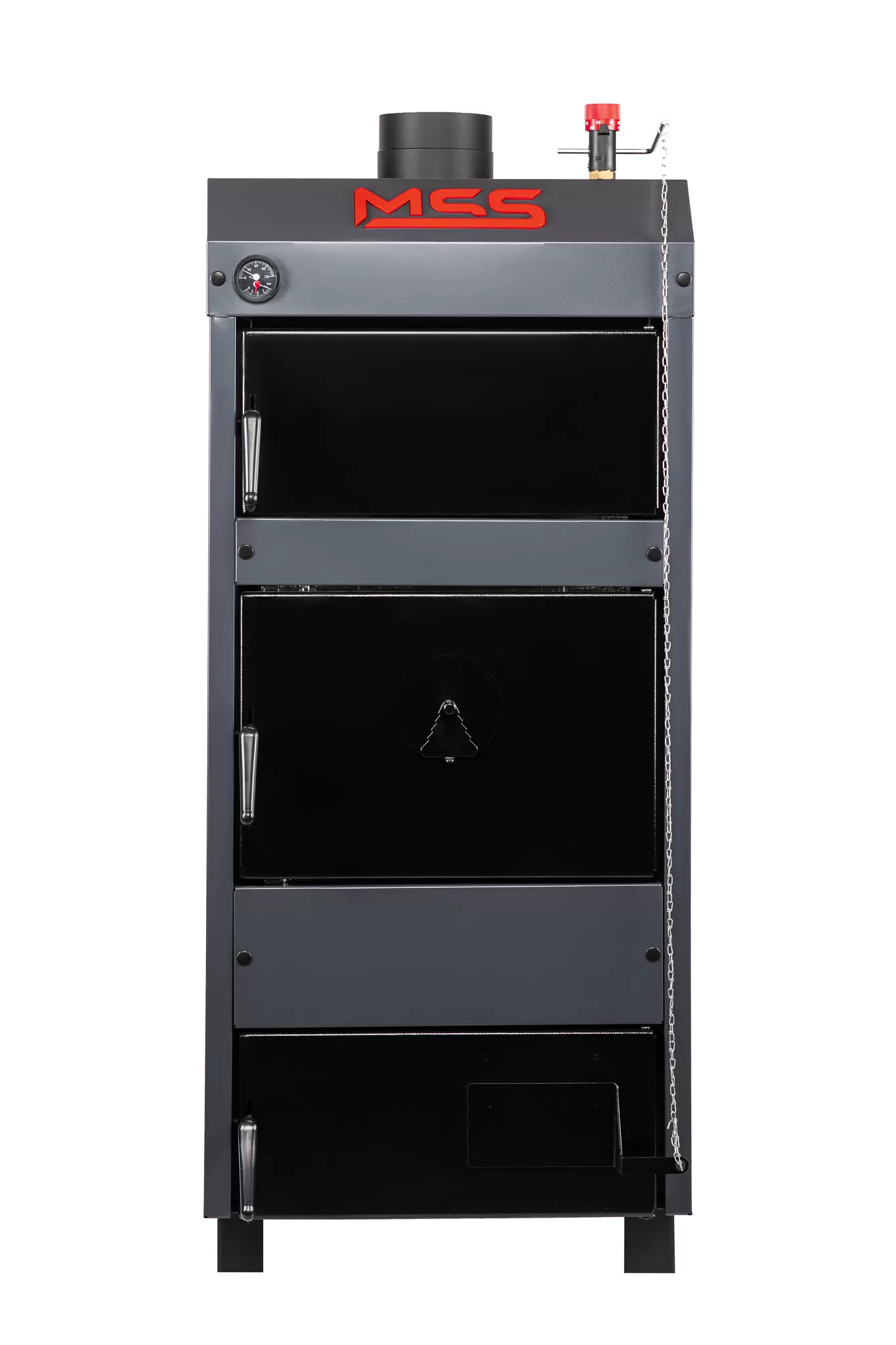 Cazan pe combustibil solid MSS Eco Plus, 30 kW, 53 x 65 x 146 cm