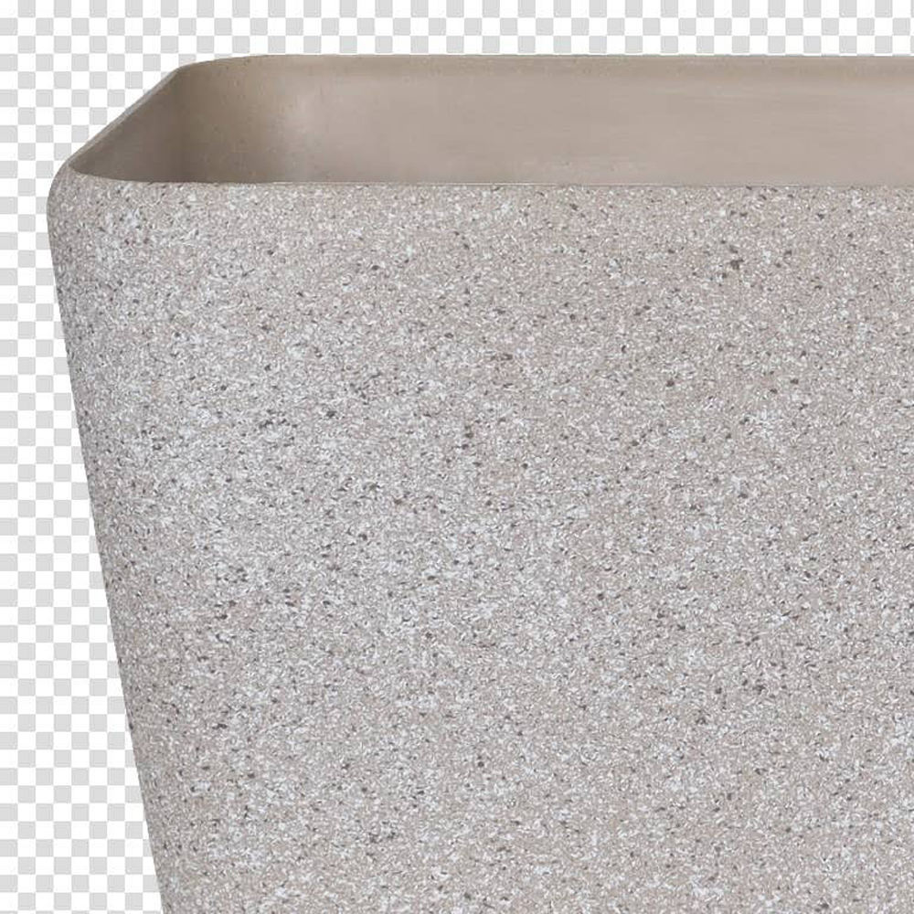 Ghiveci flori VERVE, plastic, D 35 cm, bej