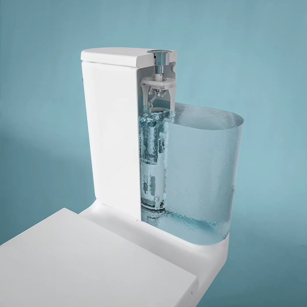 Set vas WC GOODHOME Cavally, evacuare verticala, rezervor 3-4.5l, capac SoftClose, ceramica, alb