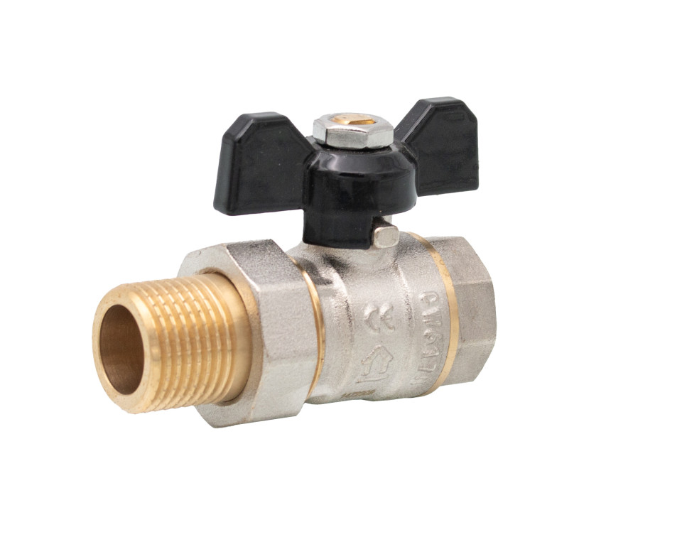 Robinet cu clapa fluture ERMETIQ ER-HMF34, 3/4", alama