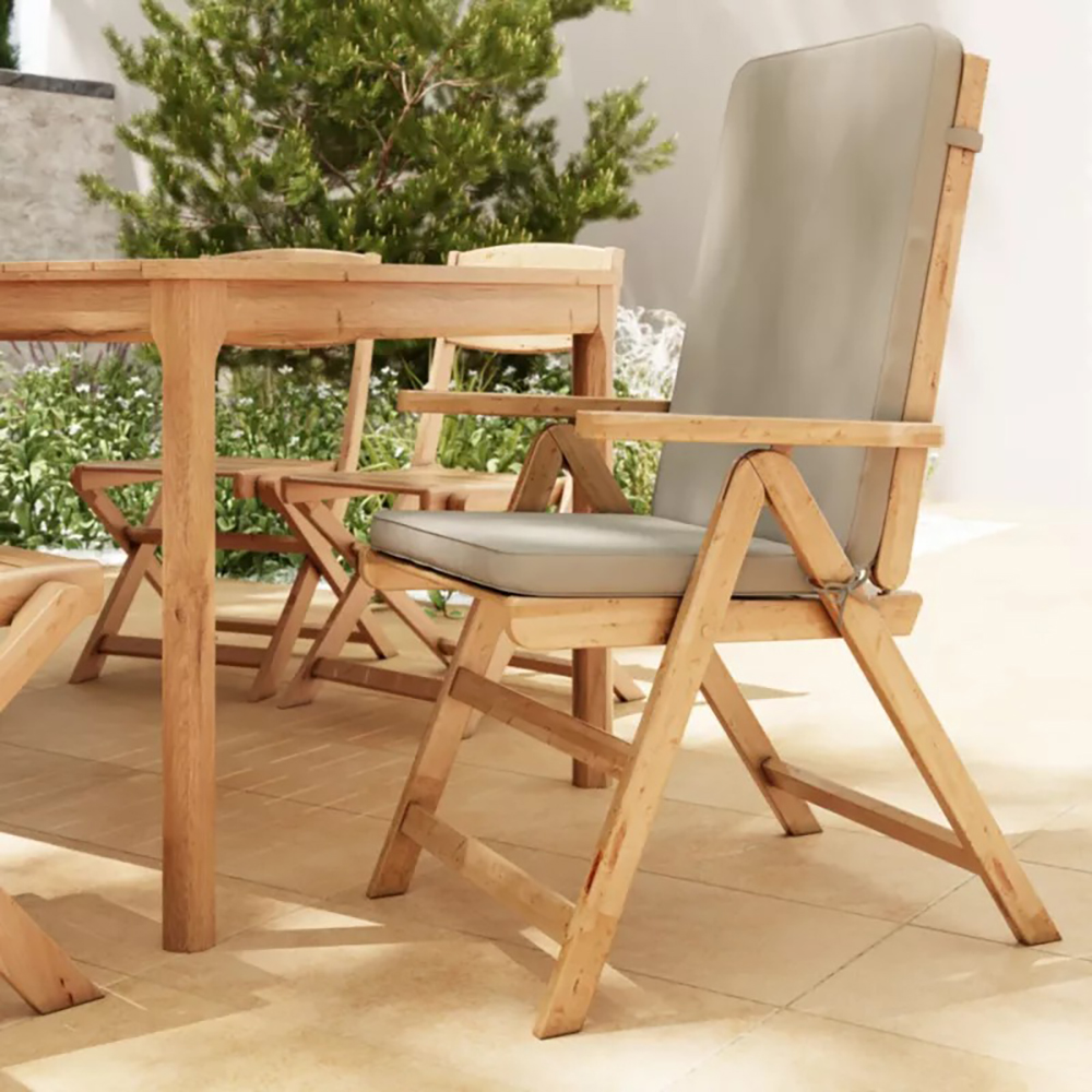 Perna pentru scaun Tiga GOODHOME, 108 x 45.5 x 5, poliester, bej