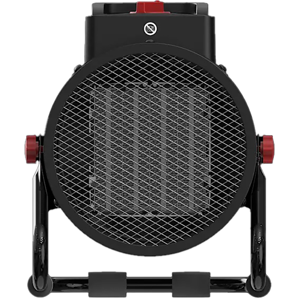 Aeroterma industriala cu ventilator PTC, 18 x 15.8 cm, 2000W, suprafata de incalzie 20m2, otel si plastic, negru