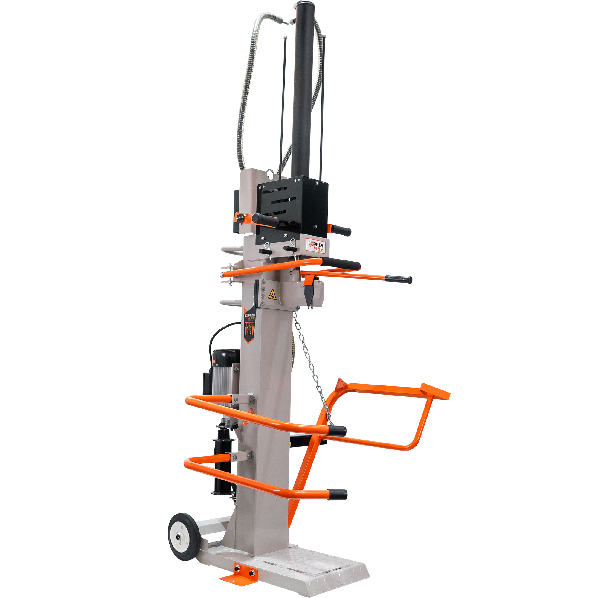 Despicator vertical lemne Ruris DLV1600, 3kW, 12 tone, 70-400 mm, gri/portocaliu