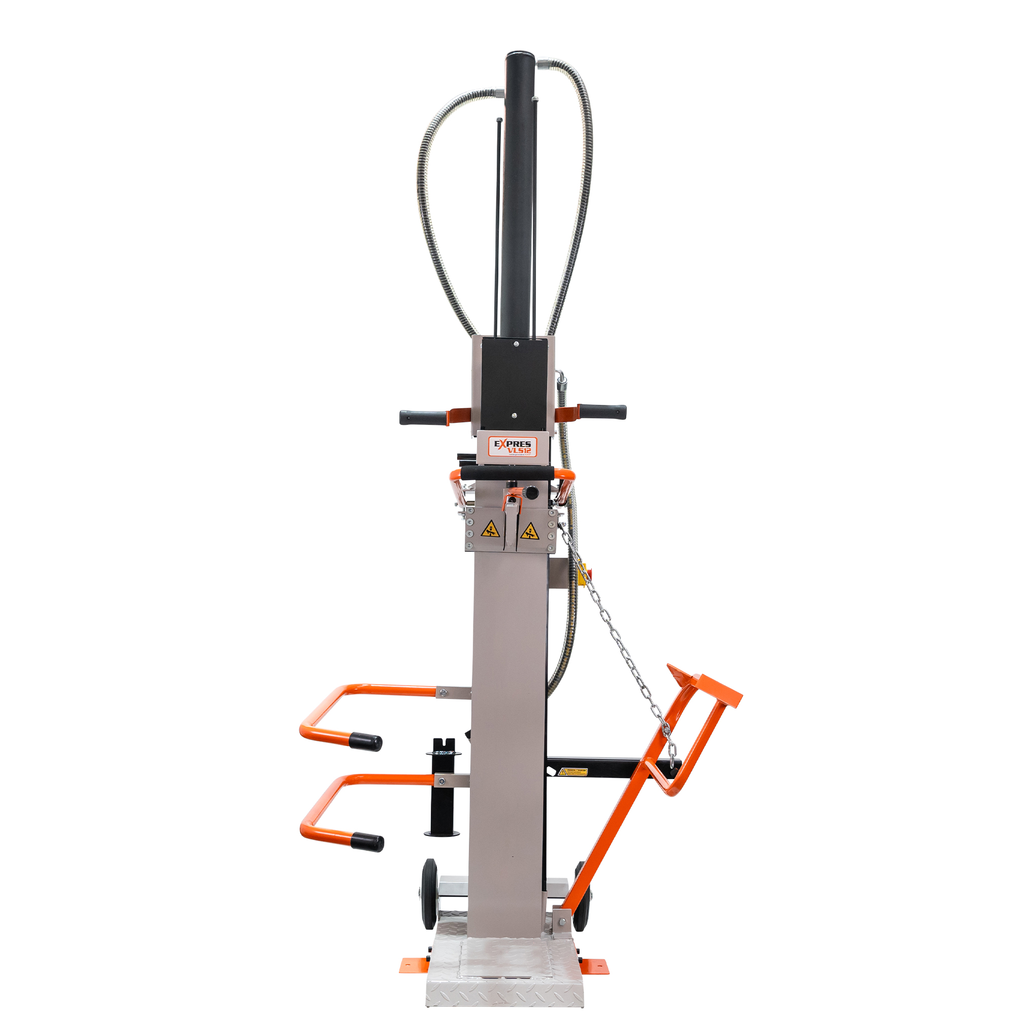 Despicator vertical lemne Ruris DLV1600, 3kW, 12 tone, 70-400 mm, gri/portocaliu