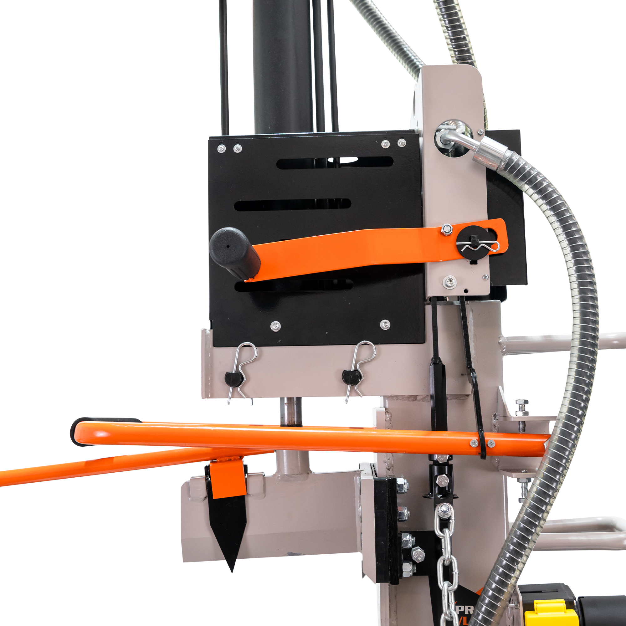 Despicator vertical lemne Ruris DLV1600, 3kW, 12 tone, 70-400 mm, gri/portocaliu