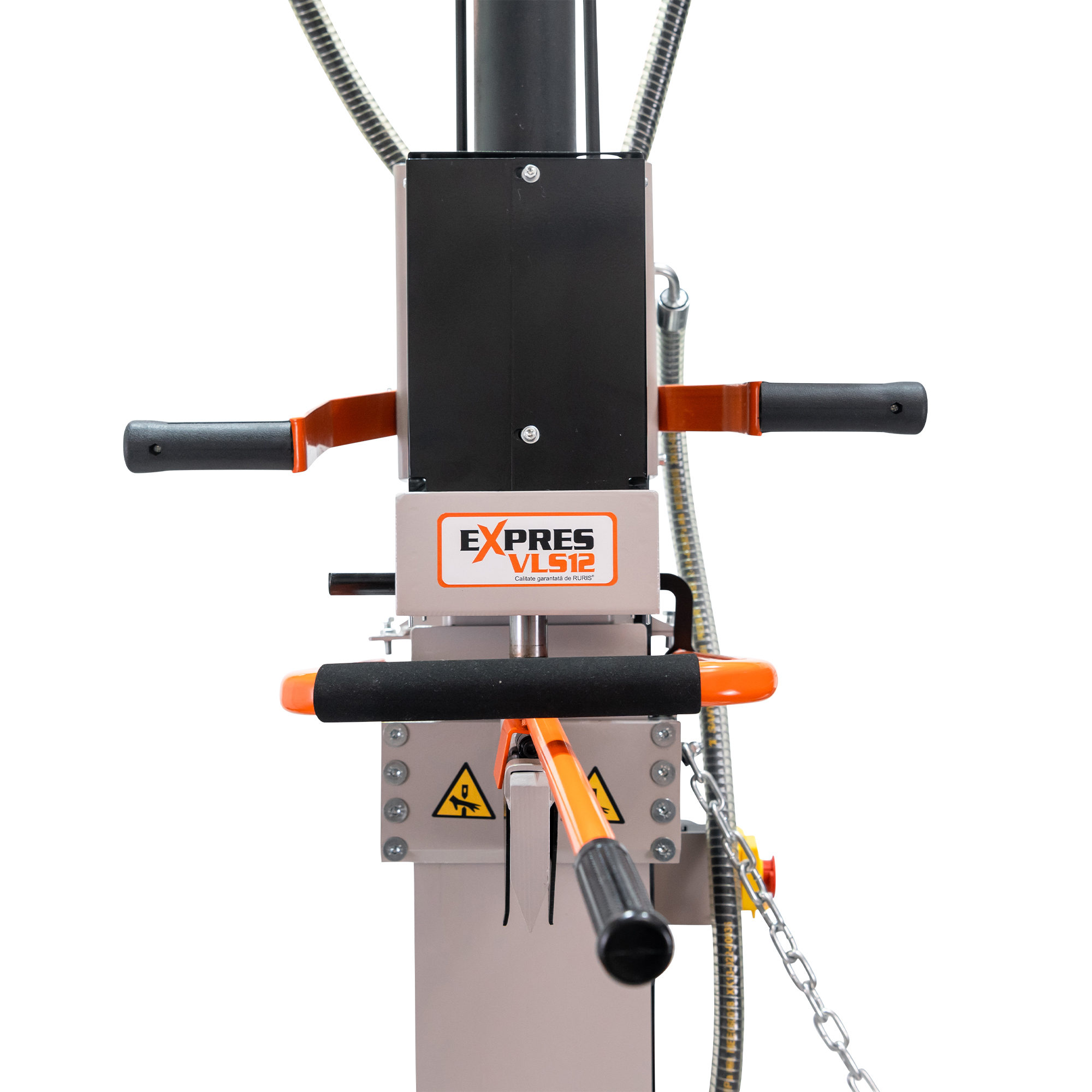 Despicator vertical lemne Ruris DLV1600, 3kW, 12 tone, 70-400 mm, gri/portocaliu