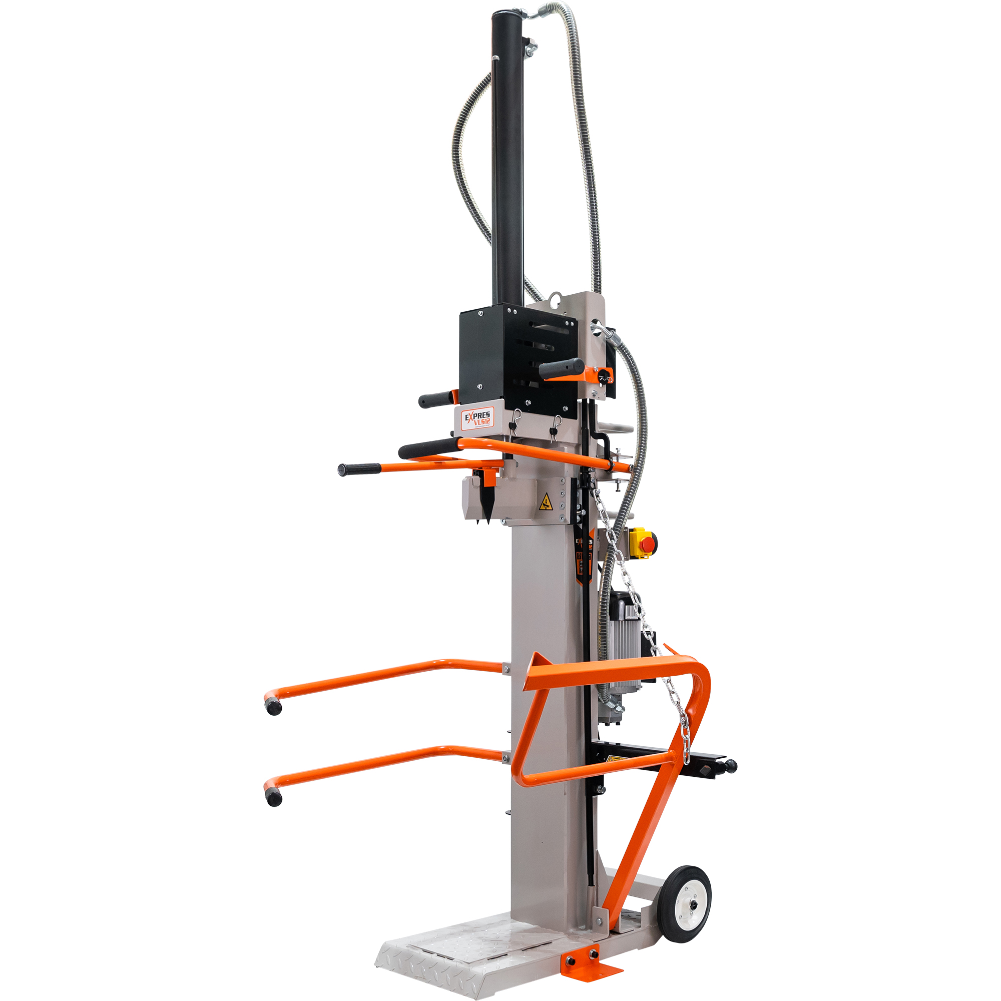 Despicator vertical lemne Ruris DLV1600, 3kW, 12 tone, 70-400 mm, gri/portocaliu