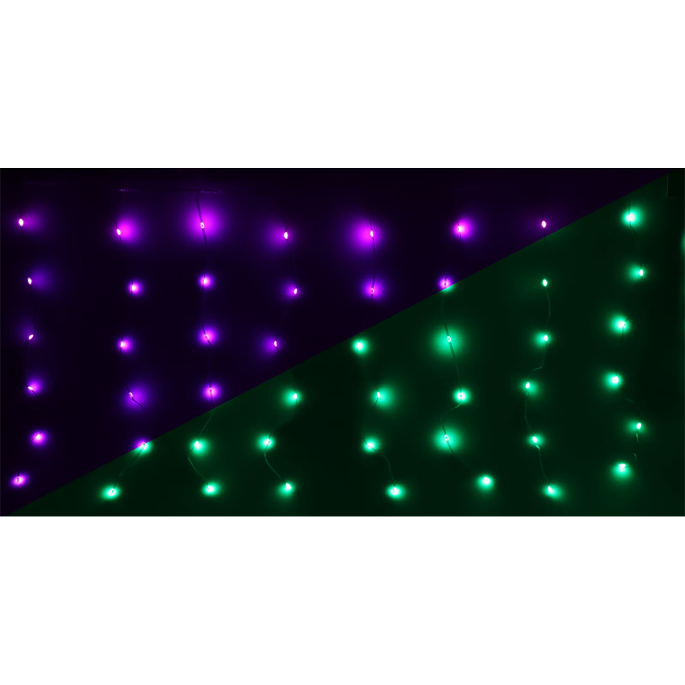 Perdea de lumini, LED RBG, 120 leduri
