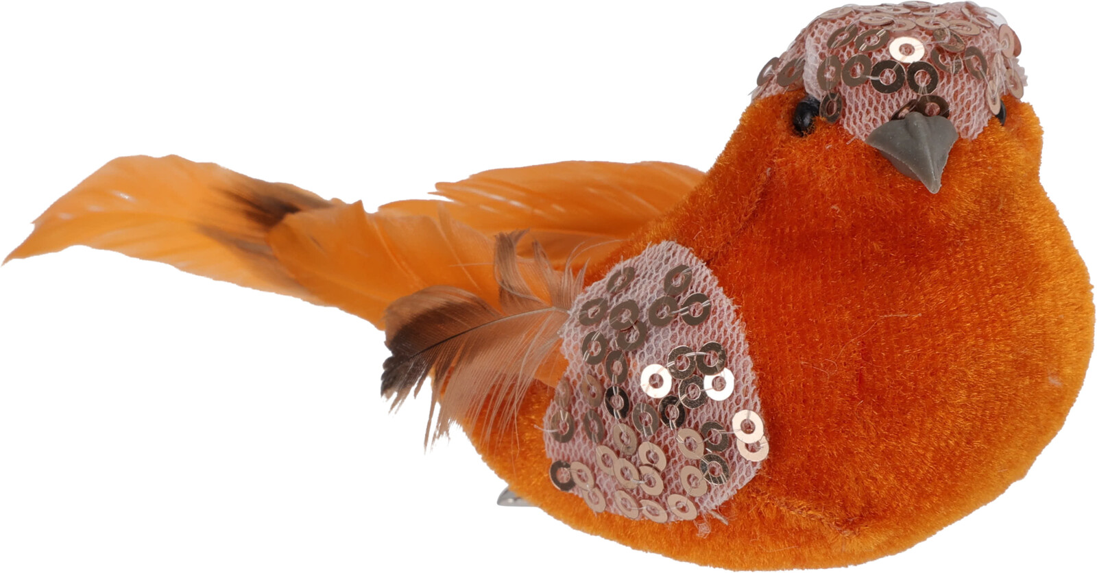 Decoratiune Craciun, model pasare, multicolor, 2 bucati