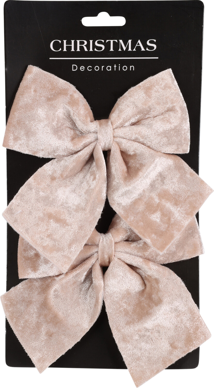 Set 2 fundite, catifea, 26 cm, alb