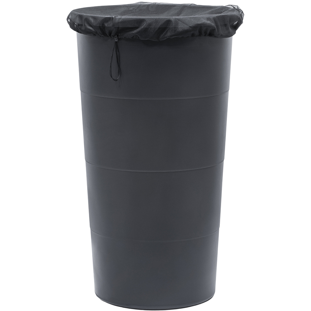 Colector apa ploaie VERVE, 200l, 103.5 x 59.5 cm, plastic reciclat, negru