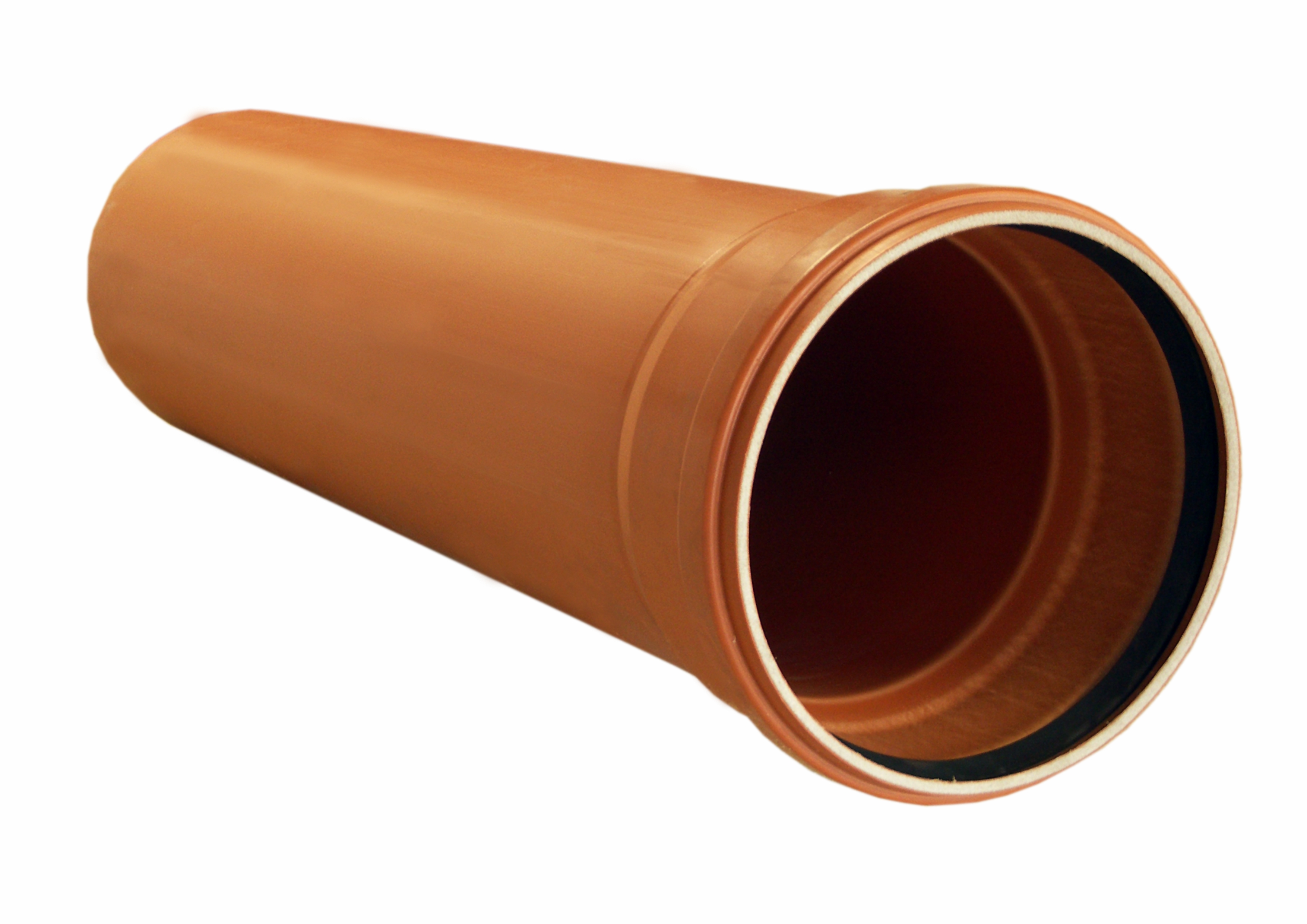 Teava canalizare PVC Valplast SN2, 110 x 2.2 mm, 2m