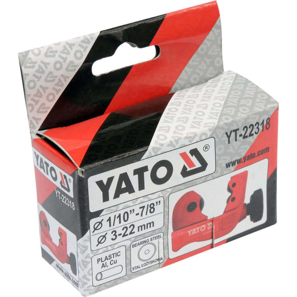 Dispozitiv taiat tevi YATO YT-22318, 3-22 mm