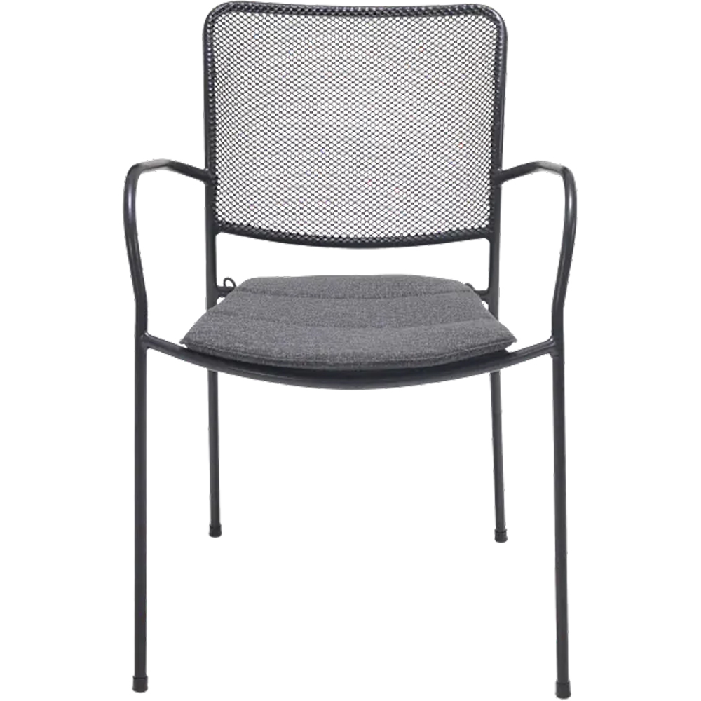 Scaun gradina GOODHOME Hania, 60 x 57.5 x 84 cm, negru