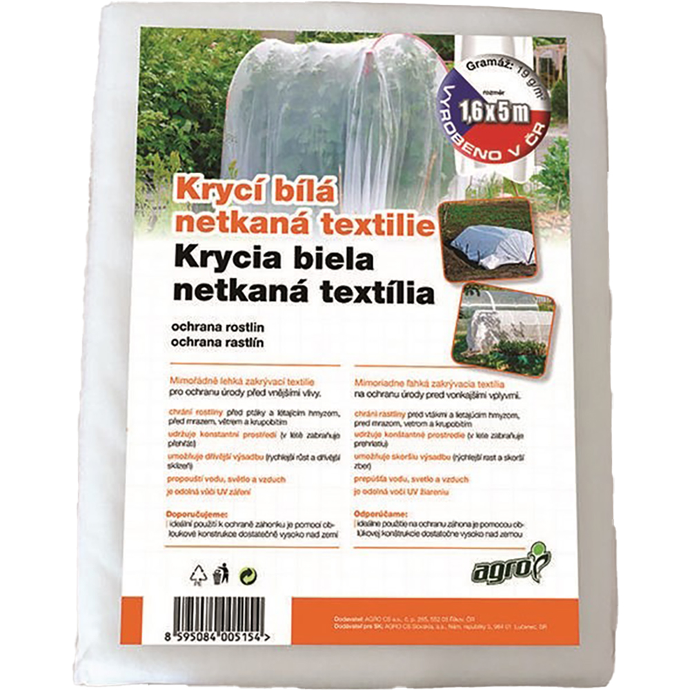 Folie protectie inghet Agrocs AG-0902-0009-019, 1.6 x 5 m, 19 m/mp