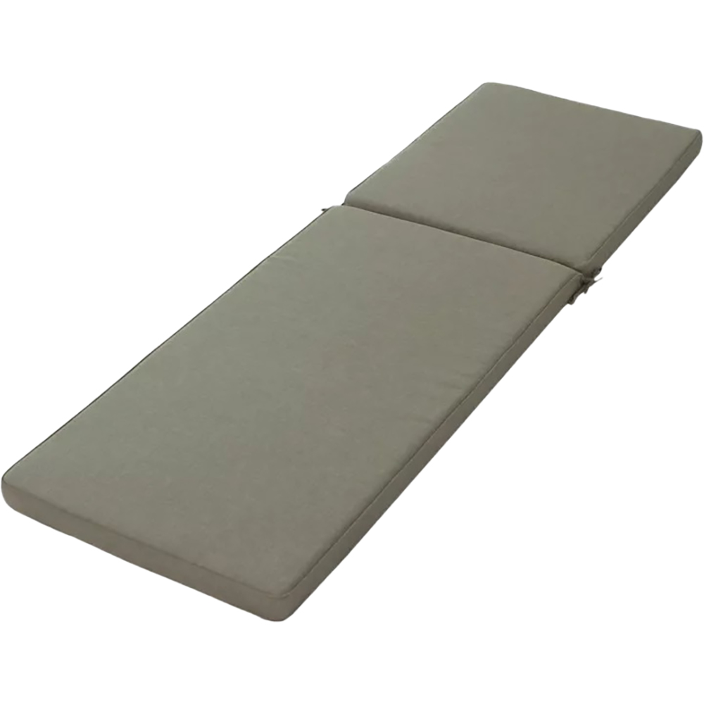 Perna pentru sezlong GOODHOME, 197 x 65 x 6 cm, poliester, gri