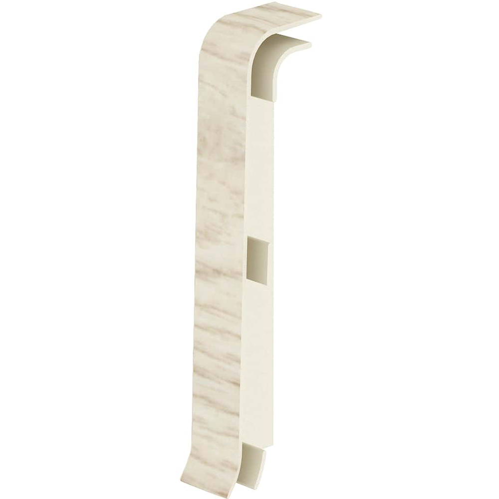 Terminatie stanga-dreapta VILO Esquero 604, PVC, 6.7 cm, 2 bucati, platan Bianco