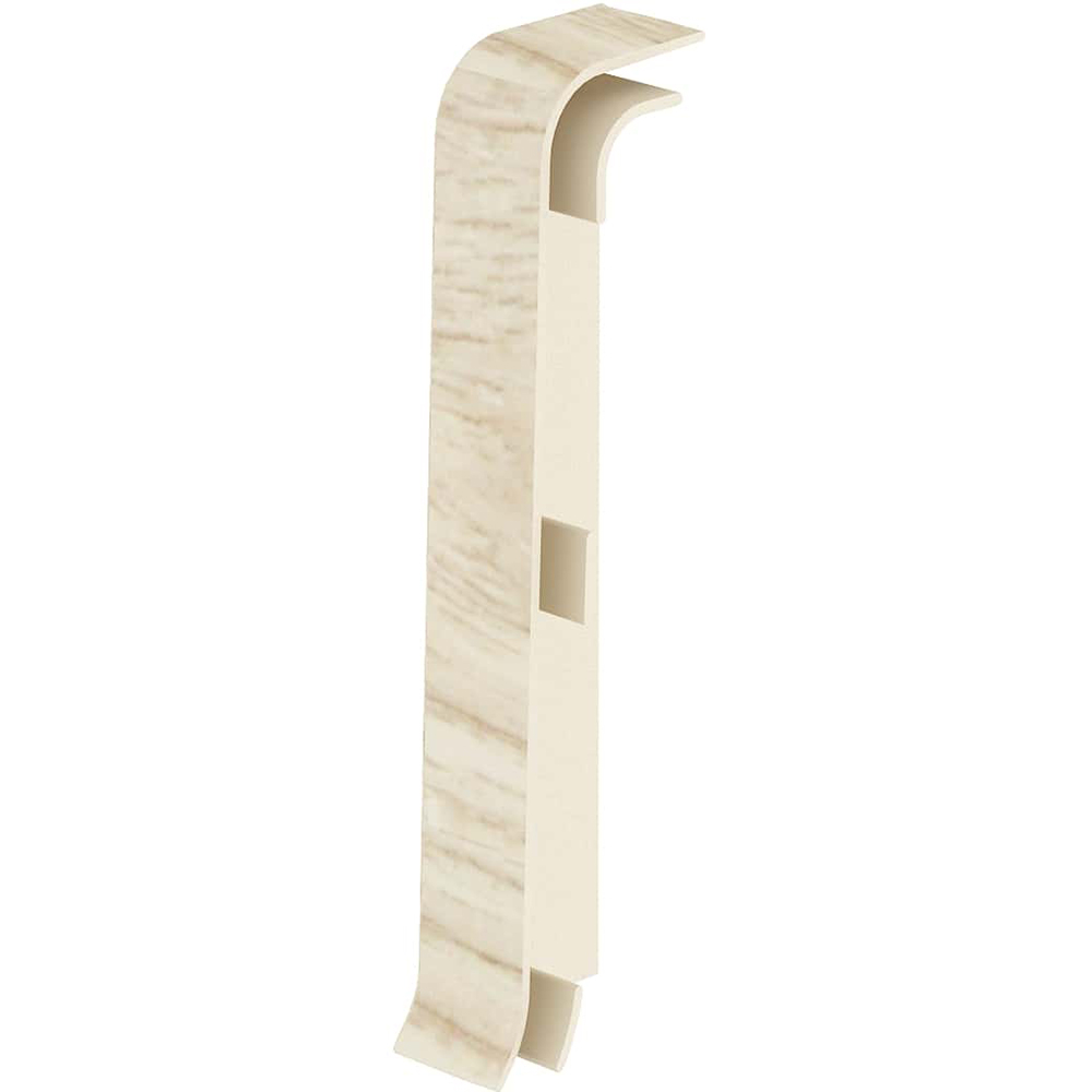 Terminatie stanga-dreapta VILO Esquero 605, PVC, 6.7 cm, 2 bucati, platan vestic