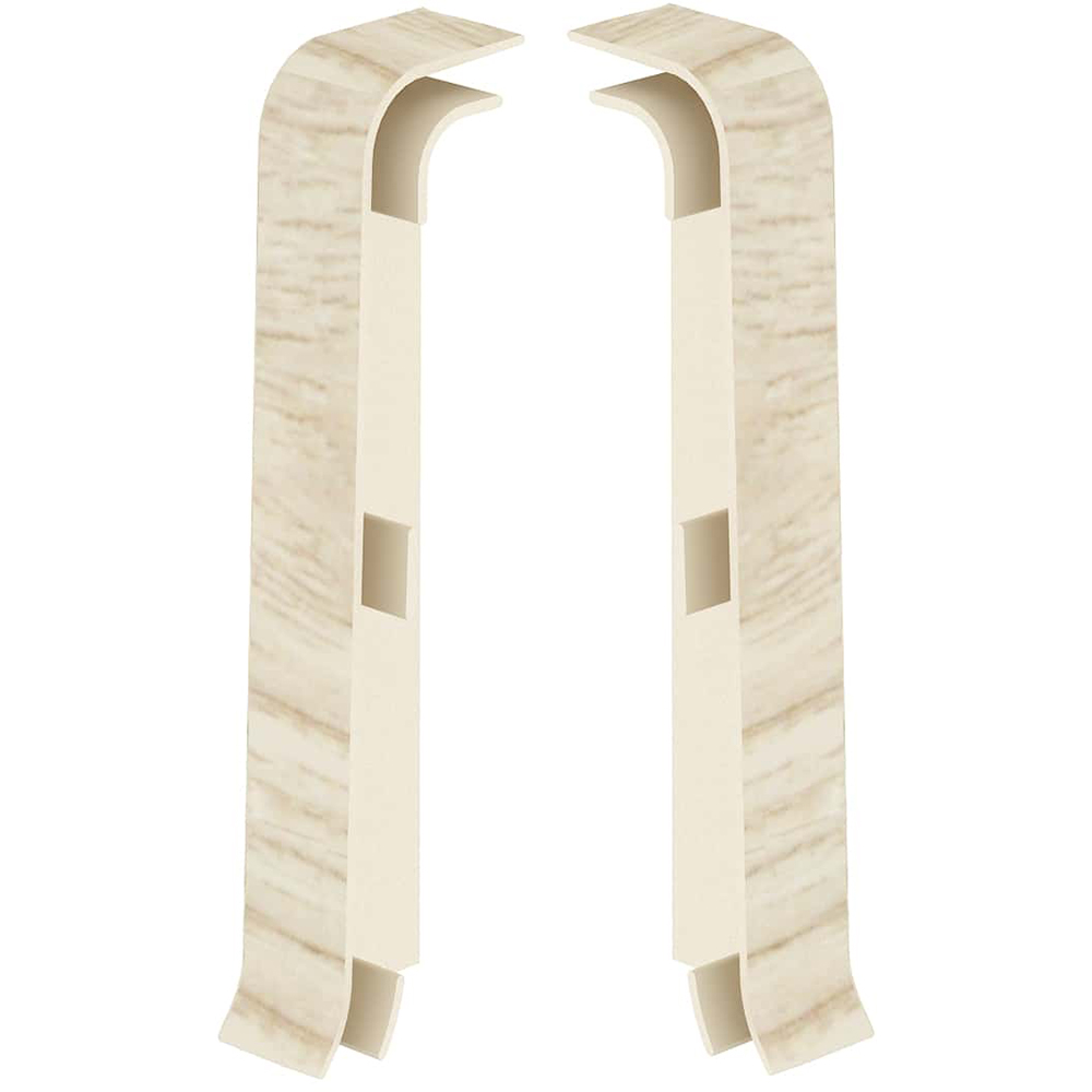 Terminatie stanga-dreapta VILO Esquero 605, PVC, 6.7 cm, 2 bucati, platan vestic