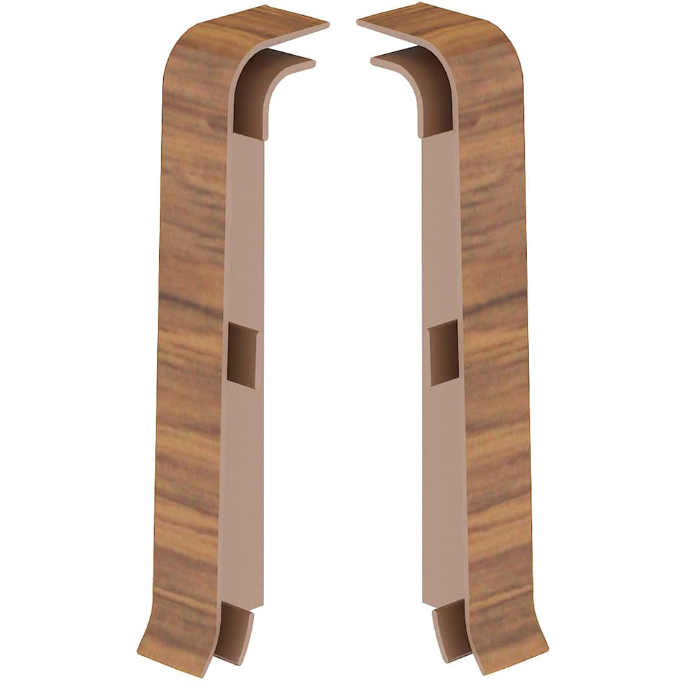 Terminatie stanga-dreapta VILO Esquero 611, PVC, 6.7 cm, 2 bucati, maro