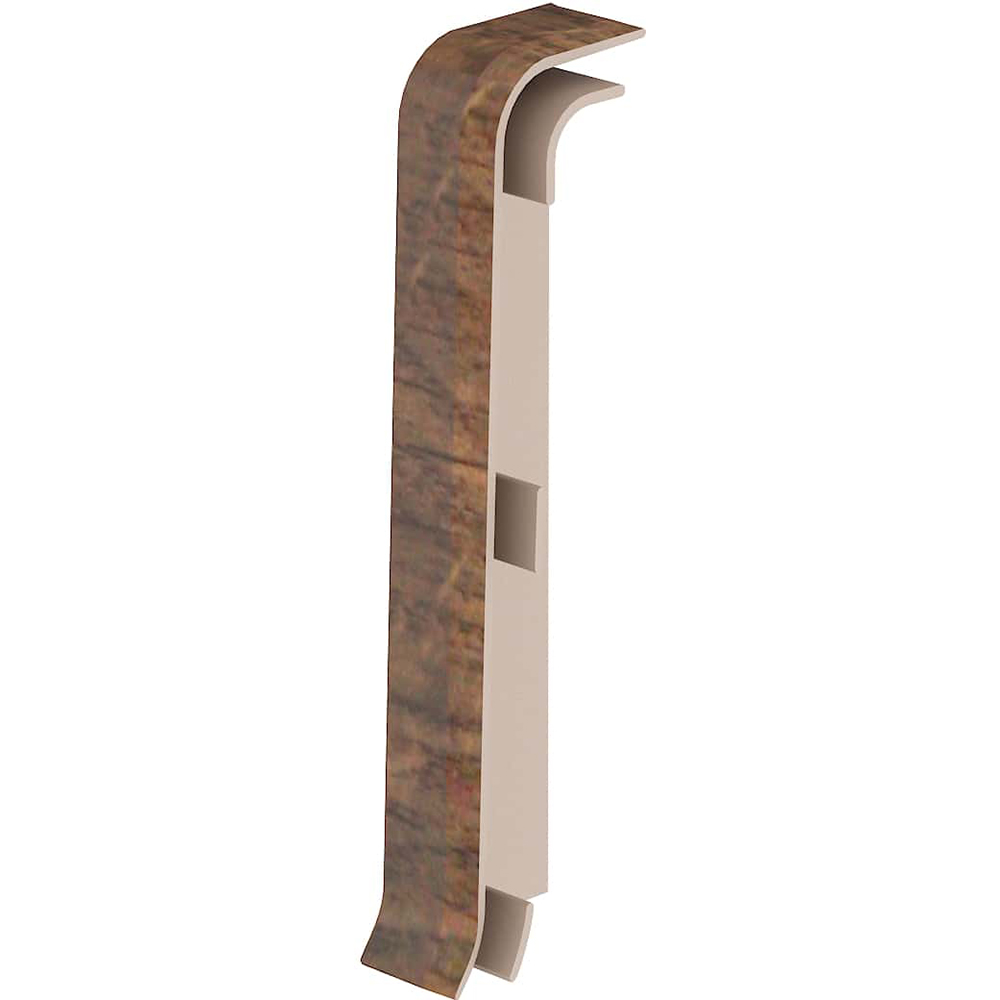 Terminatie stanga-dreapta VILO Esquero 612, PVC, 6.7 cm, 2 bucati, stejar