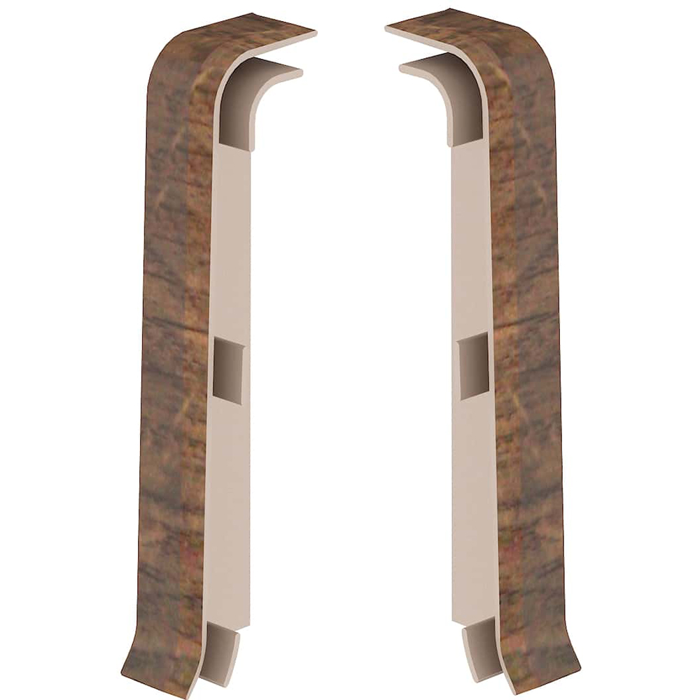Terminatie stanga-dreapta VILO Esquero 612, PVC, 6.7 cm, 2 bucati, stejar
