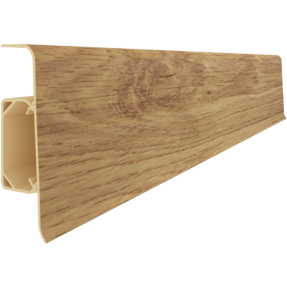 Plinta parchet VILO Esquero 614, PVC, 250 x 6.66 x 2.2 cm, pin