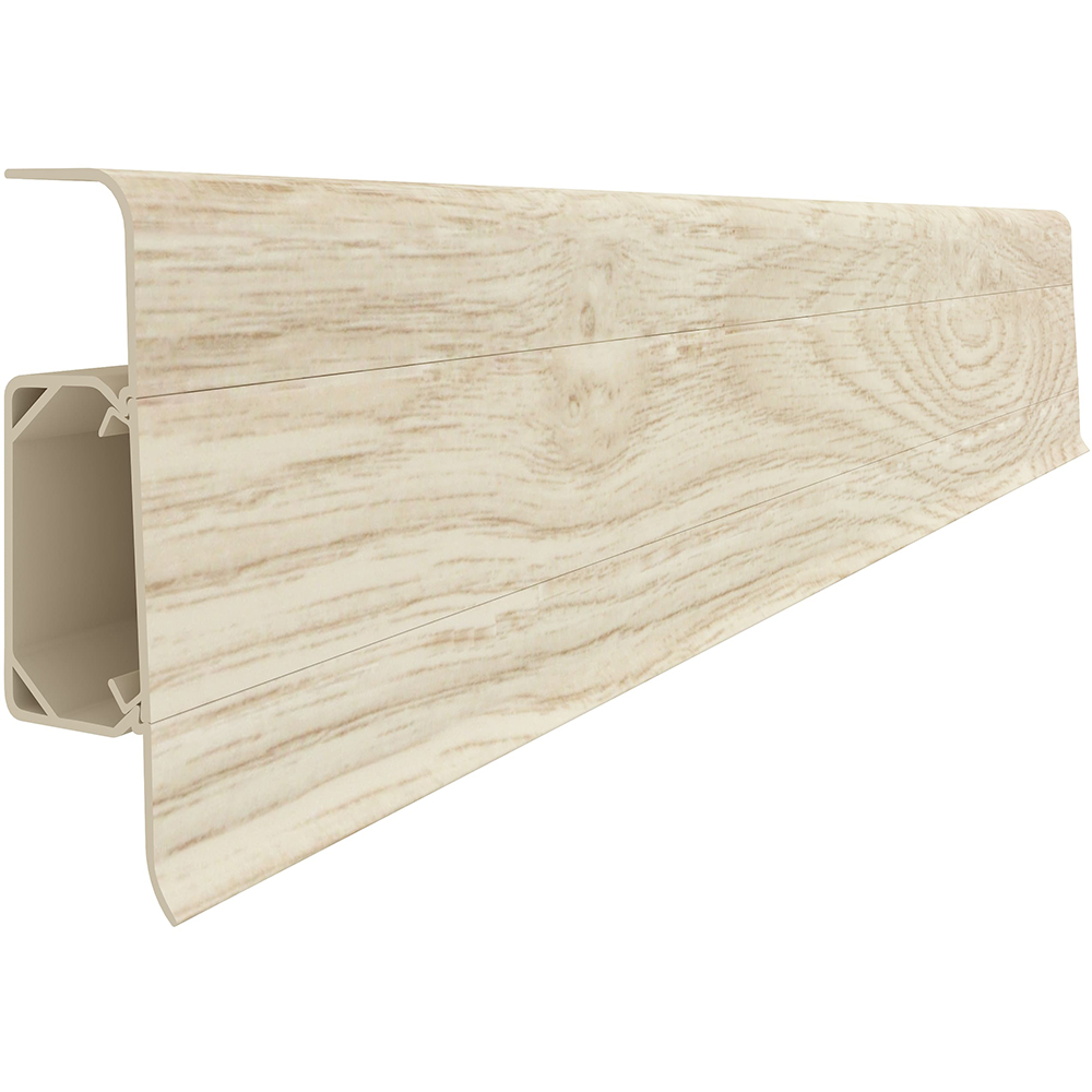 Plinta parchet VILO Esquero 605, PVC, 250 x 6.66 x 2.2 cm, platan vestic