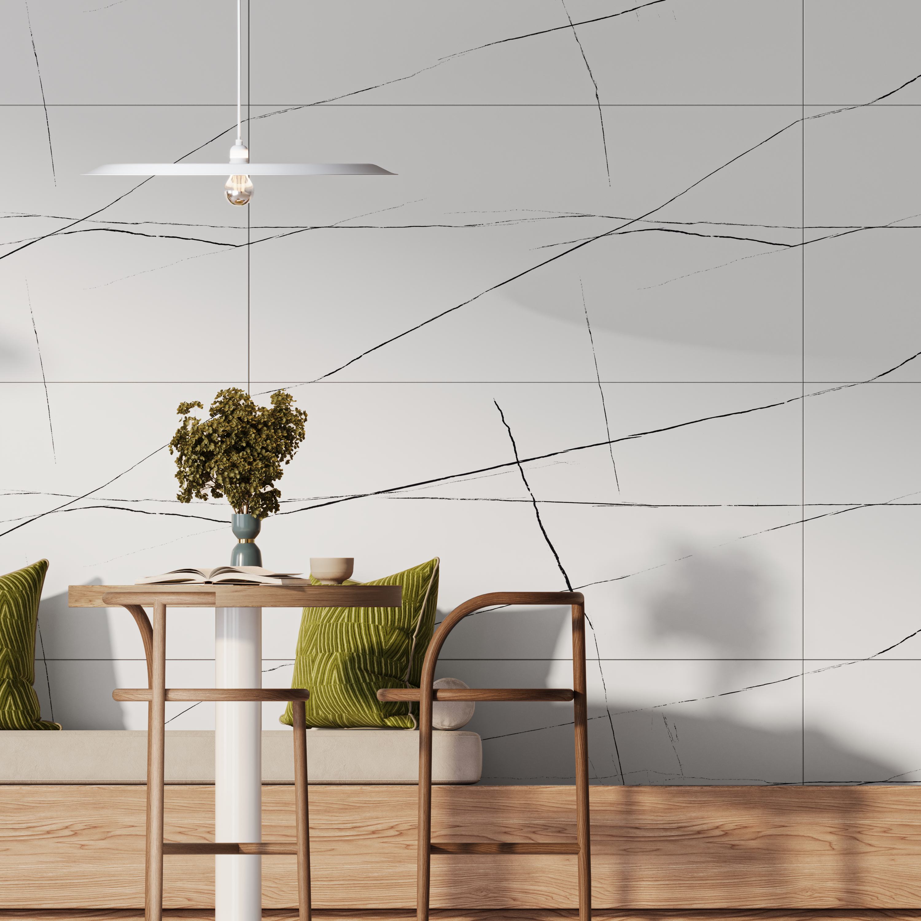 Gresie interior/exterior Saint Laurent, alba, 120 x 60 cm, suprafata 1.44 mp, PEI 3