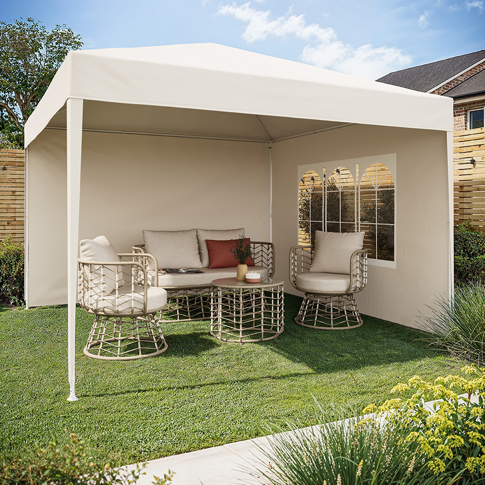 Pavilion terasa Esperia, 3x3m, alb
