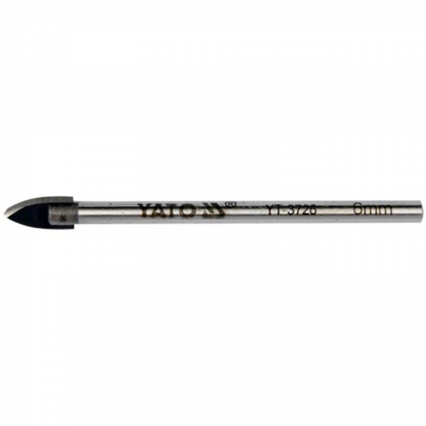 Burghiu sticla ceramica YATO YT-3720, 6 mm