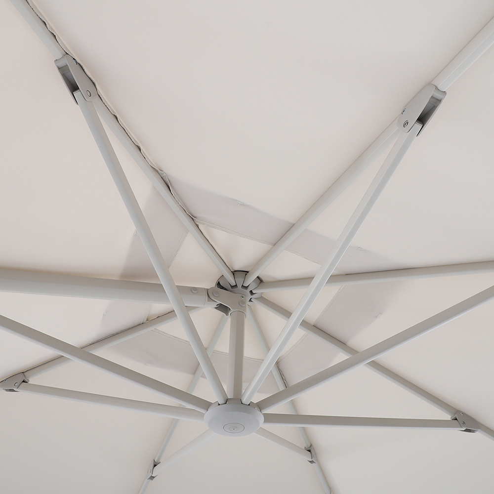 Umbrela de exterior GOODHOME Corby, 3 x 3m, bej
