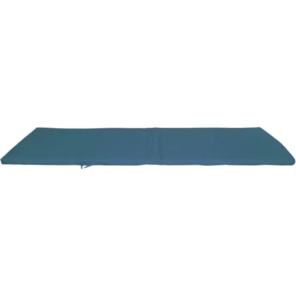Perna pentru sezlong COCOS, 185 x 55 x 5 cm, bumbac si poliester, albastru
