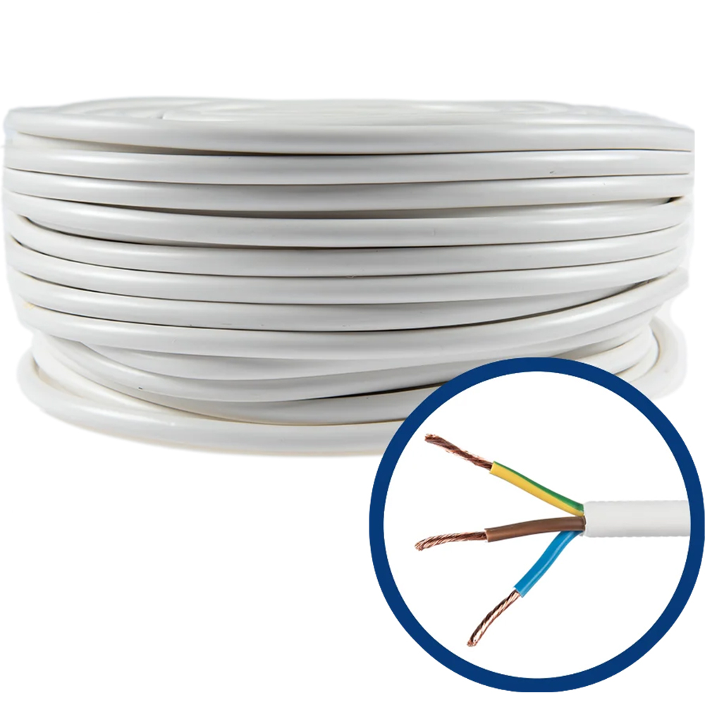 Cablu flexibil cu MYYM, 3 x 1.5 mm, 100 m