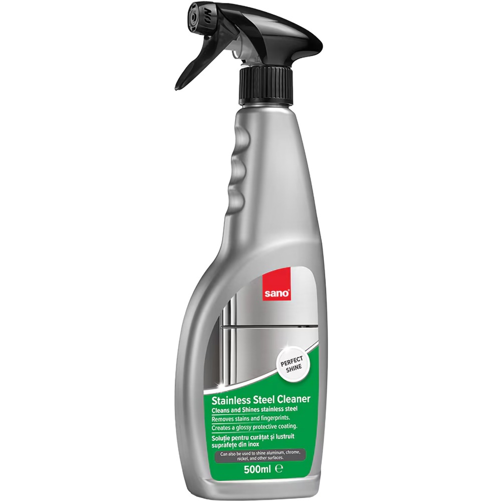 Solutie pentru curatat si lustruit suprafetele din inox SANO Nirosta, 500 ml