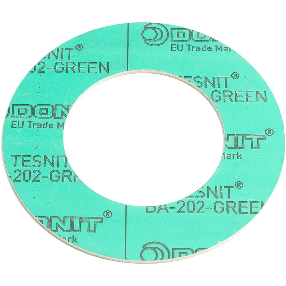 Garnitura de benzovet/clingerit, 110 x 91x 2 mm, verde, 2 buc