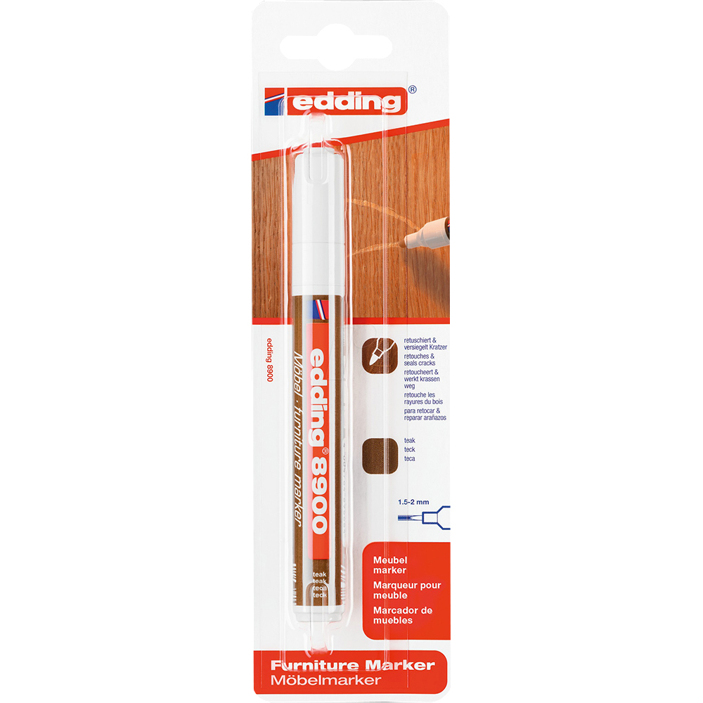 Marker pentru retus lemn EDDING 8900, 1.5-2 mm, tec