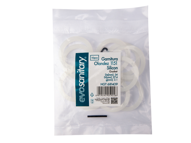 Garnitura Olandez 1151 / De[mm]: 34; Di[mm]: 27.4; g[mm]: 3.1