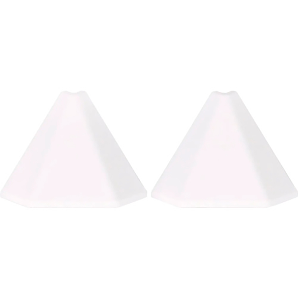 Set accesorii profil blat colt exterior TE-MA, 2 buc, argintiu