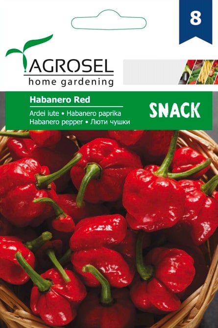 Seminte ardei iute Habanero red AGROSEL, 5.15 g