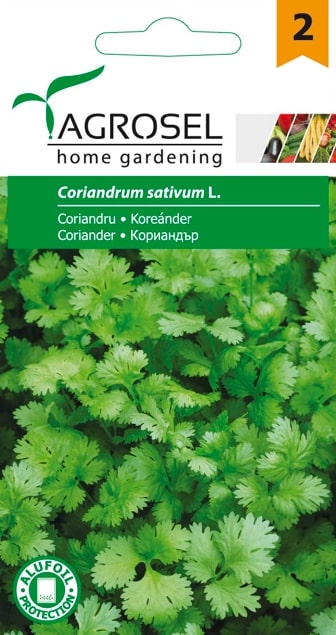 Seminte coriandru AGROSEL, 4.35 g