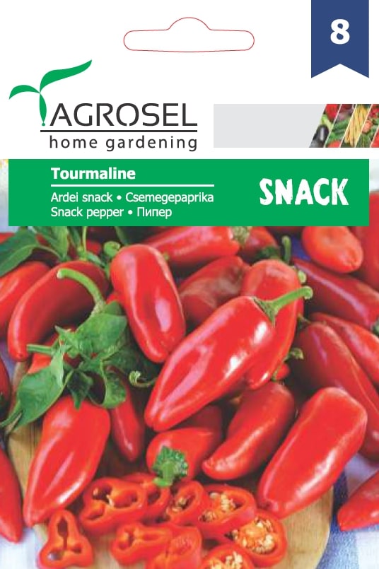 Seminte ardei rosu Tourmaline AGROSEL, 5.15 g